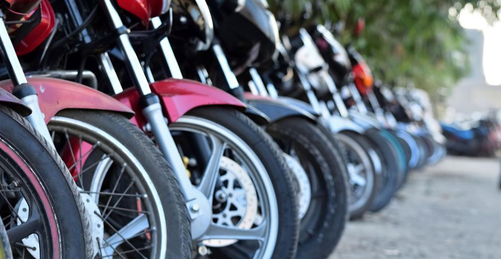 Variedade de motos disponíveis na Ray Motos